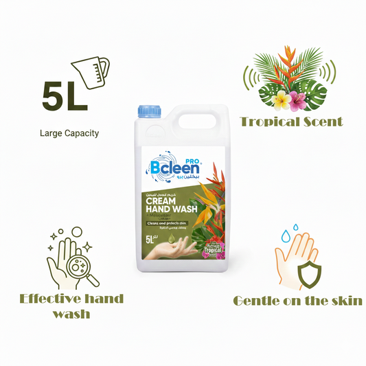 Bcleen Cream Hand Wash with Moisturizer Tropical Scent 5L [1 pc]