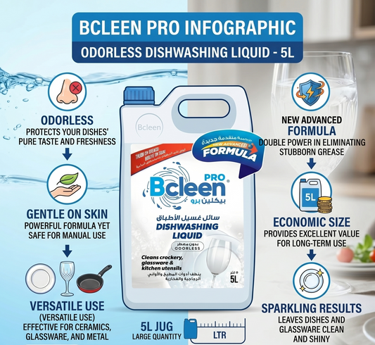 Bcleen Dishwashing Liquid Odorless 5L [1pc]