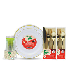 Hosting set Gold light