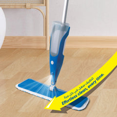Bcleen Blue Spray Mop with Detachable 700ml PET Bottle and Microfiber Refill 42 x 13 cm [1pcs]