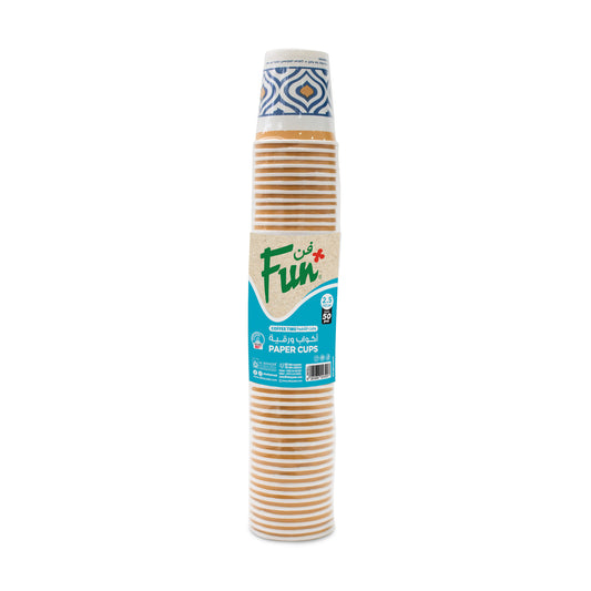 Fun® Paper Multi color Cups 2.5oz [50pcs x 1pkt]