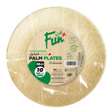Fun® Everyday Palm Bio Leaf Round Plate - 10 pcs