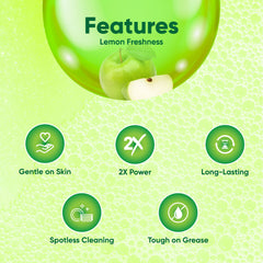 Bcleen Dishwashing Liquid Green Apple 1L [1pc]