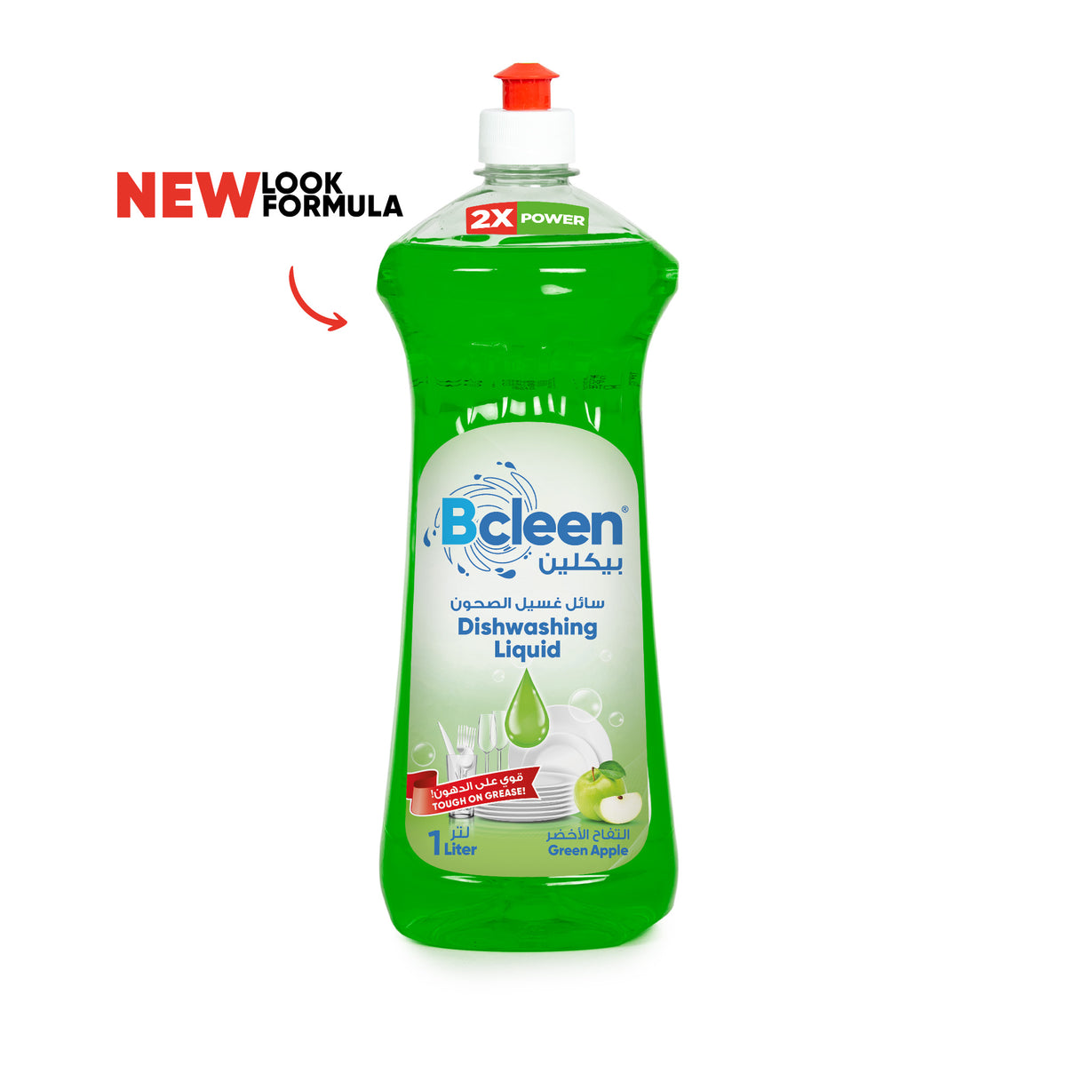Bcleen Dishwashing Liquid Green Apple 1L [1pc]