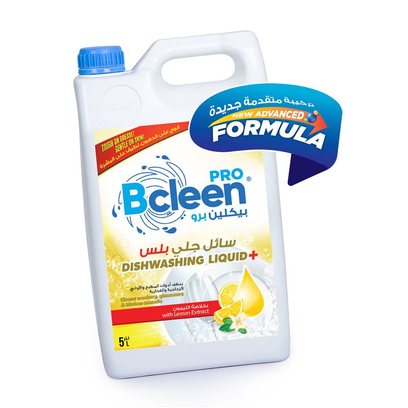 Bcleen Dishwashing Liquid Plus Lemon Scent 5L [1pc]