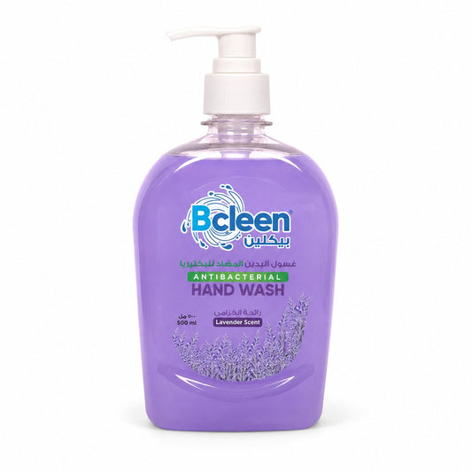 Bcleen Antibacterial Hand Wash with Moisturizer Lavender Scent 500ml [1pc]