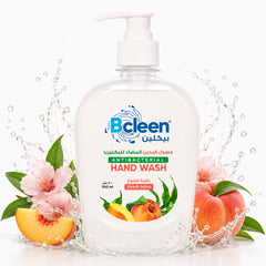 Bcleen Antibacterial Hand Wash with Moisturizer Peach Scent 500ml [1pc]