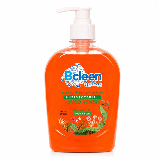 Bcleen Antibacterial Hand Wash with Moisturizer Tropical Scent 500ml [1pc]