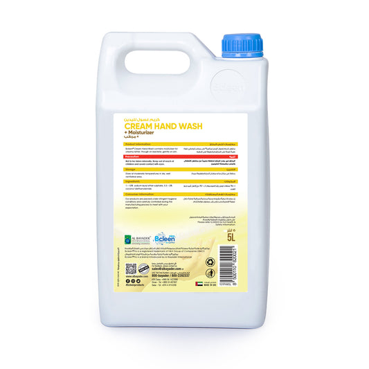 Bcleen® Cream Hand Wash with Moisturizer Lemon Scent 5L [1 pc]