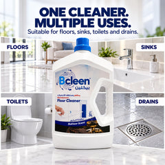 Bcleen Disinfectant Floor Cleaner Bukhoor Scent 3L [1pcs]