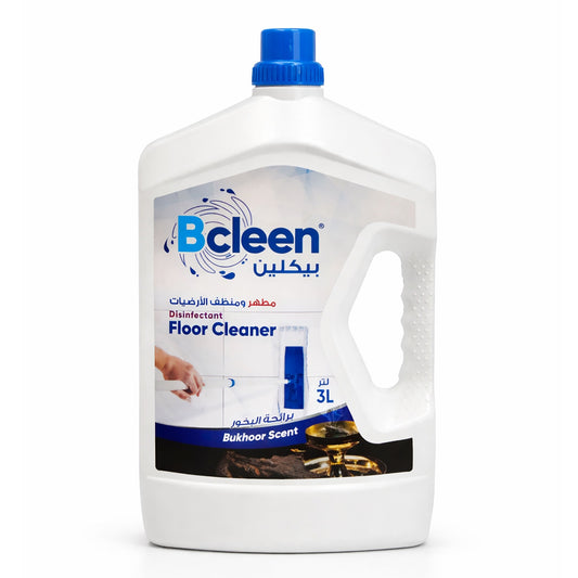 Bcleen Disinfectant Floor Cleaner Bukhoor Scent 3L [1pcs]