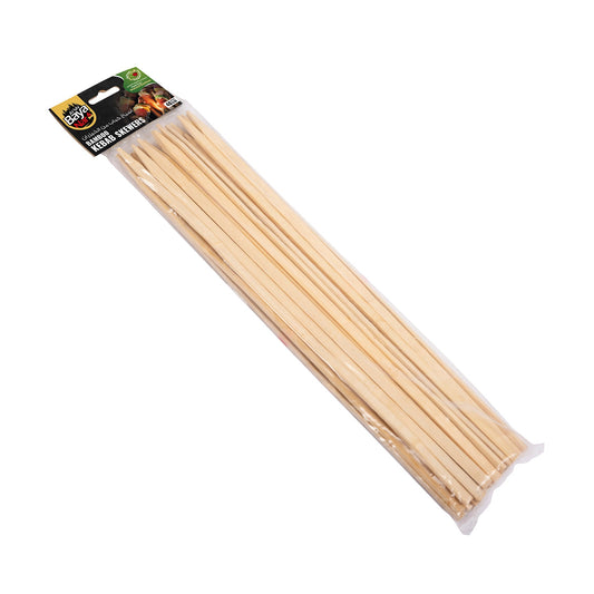 Baya Nar® Bamboo Flat Kebab Skewers 40cm [25pcs x 1pkt]