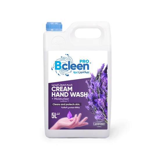 Bcleen Cream Hand Wash with Moisturizer Lavender Scent 5L [1 pc]