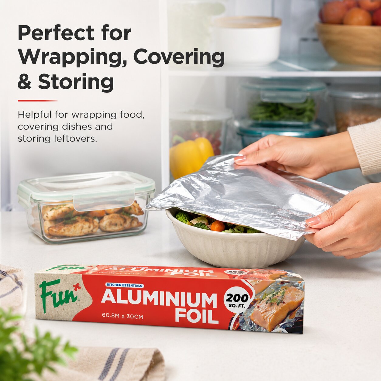 Fun Aluminium Foil 60.8m X 30cm [1rl]