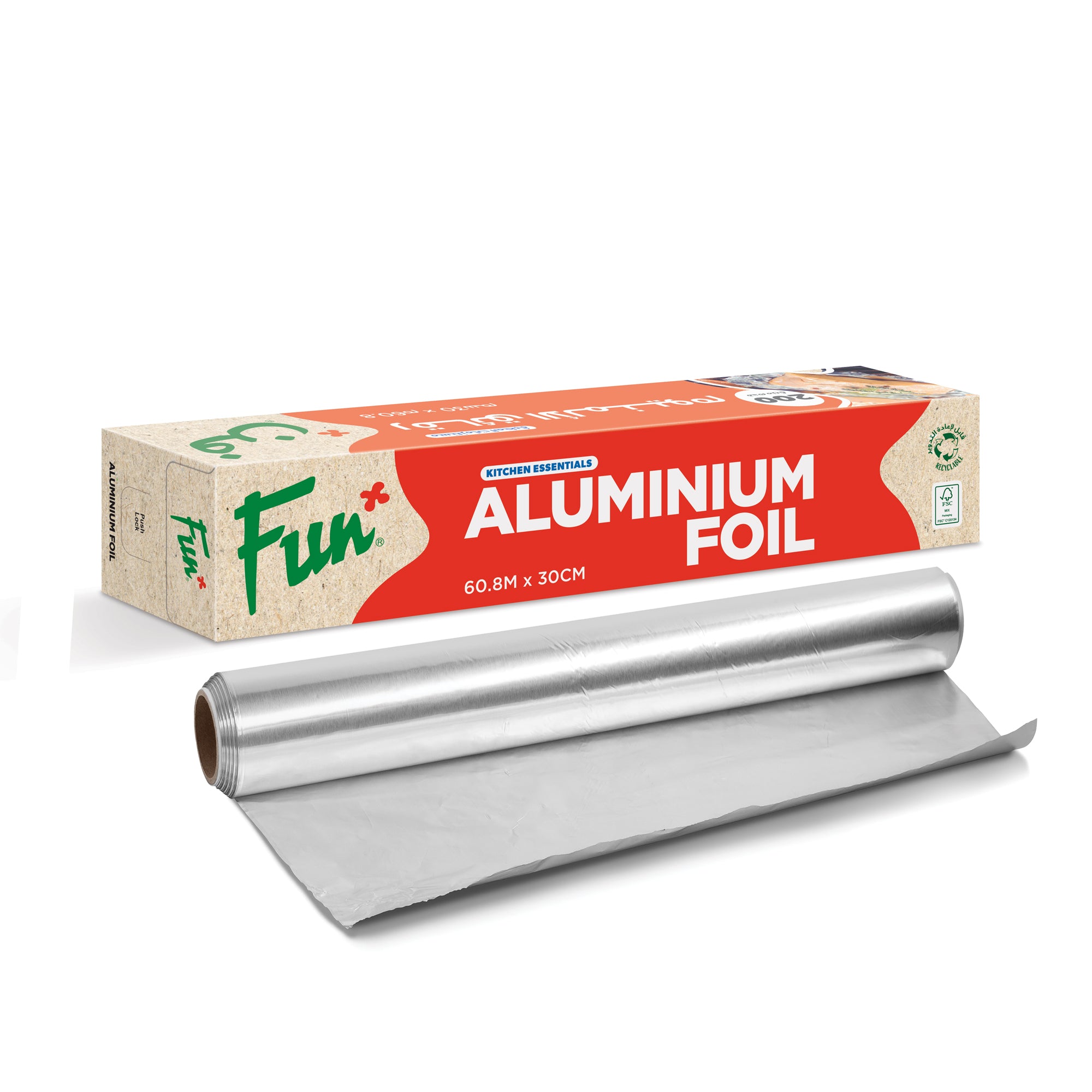 Fun Aluminium Foil 60.8m X 30cm [1rl]