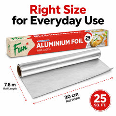 Fun Aluminium Foil 7.6m X 30cm [1rl]