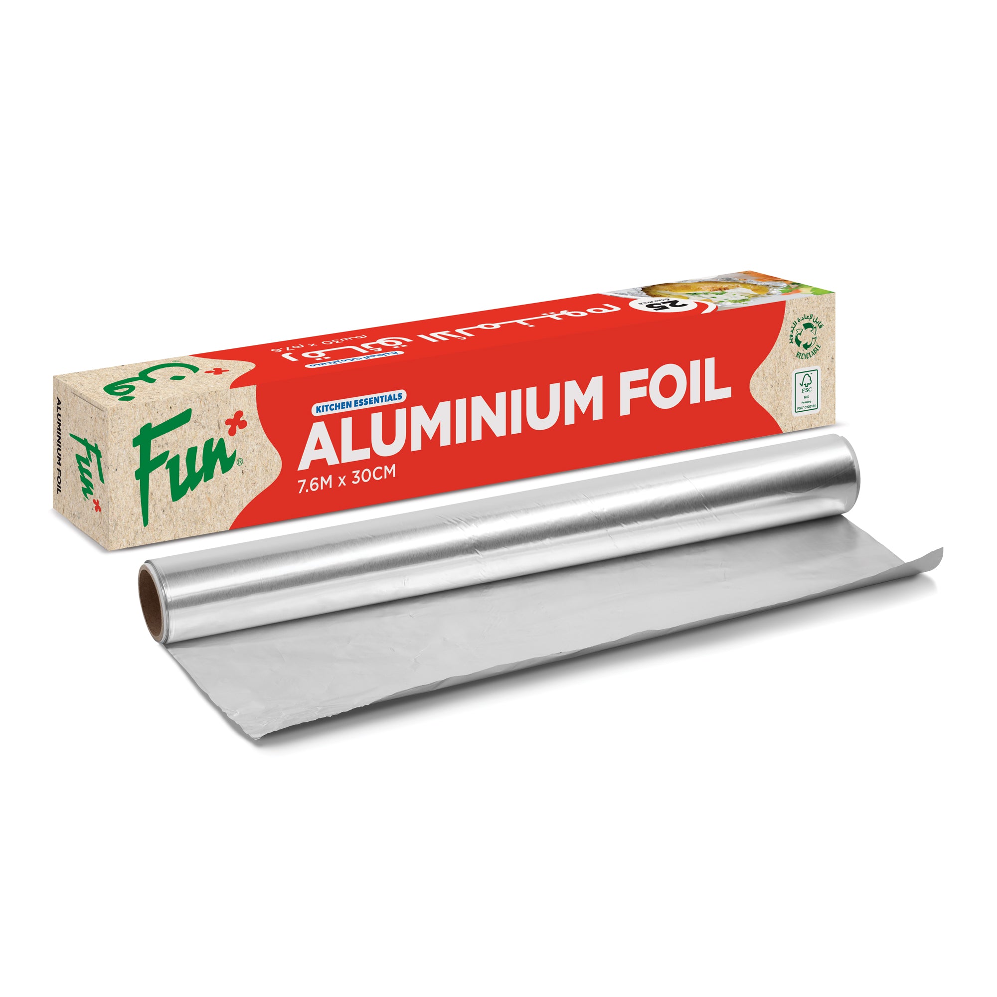 Fun Aluminium Foil 7.6m X 30cm [1rl]