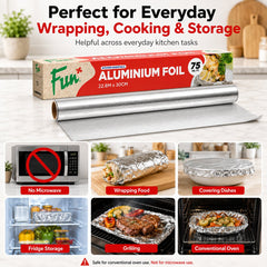 Fun Aluminium Foil 22.5m X 30cm [1rl]