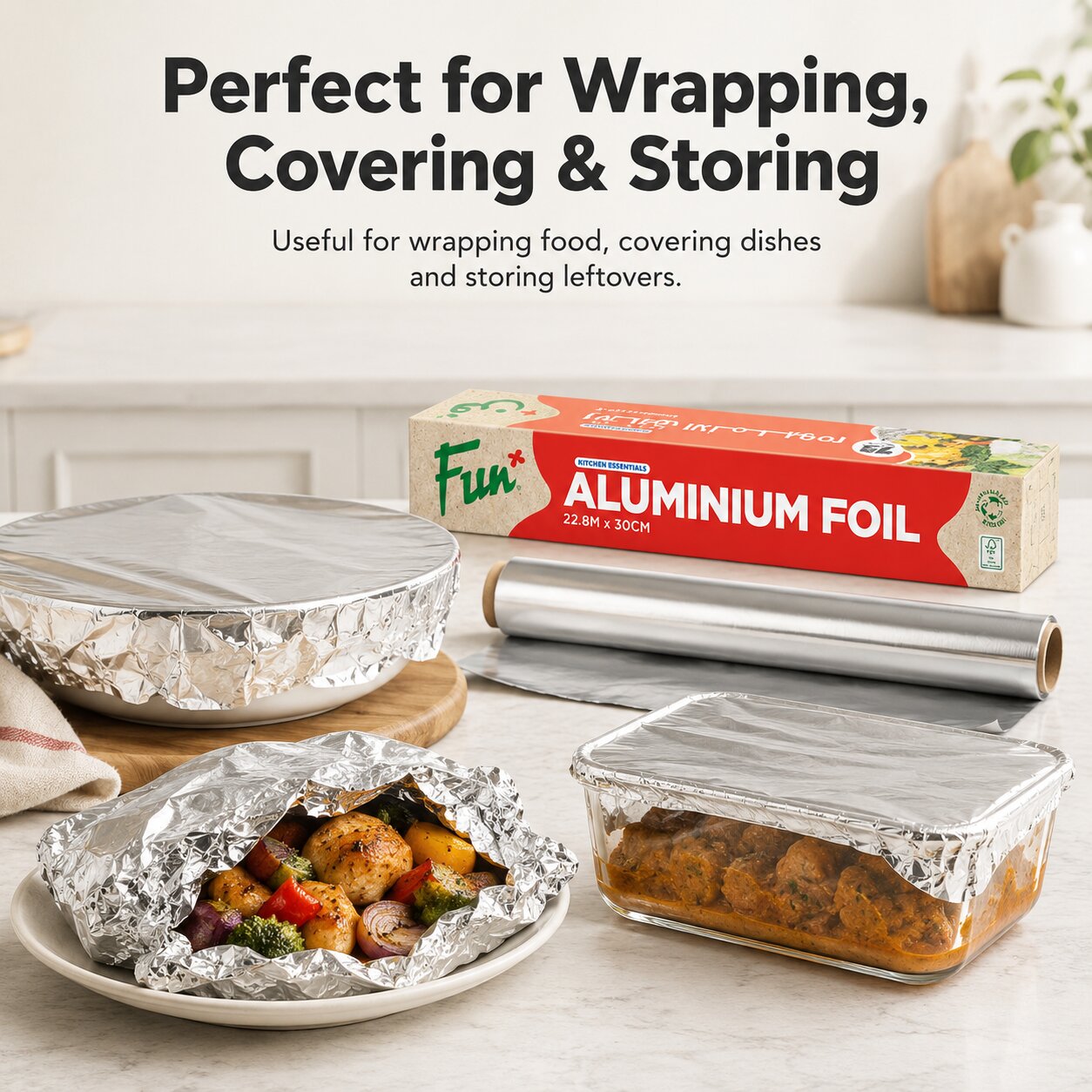 Fun Aluminium Foil 22.5m X 30cm [1rl]