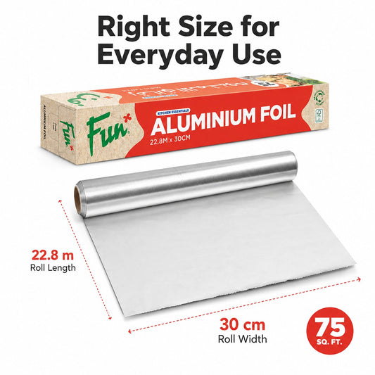 Fun Aluminium Foil 22.5m X 30cm [1rl]