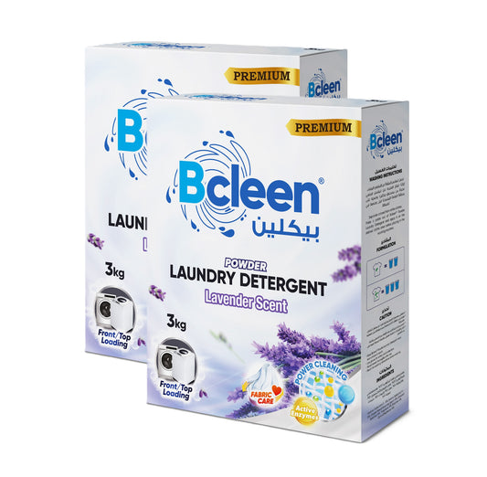 BOGO Bcleen Powder Laundry Detergent Lavender Scent 3kg