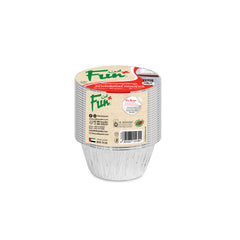 Fun Aluminium Round Moulds 130cc Ø8.8cm [25pcs x 1pkt]
