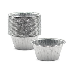 Fun Aluminium Round Moulds 130cc Ø8.8cm [25pcs x 1pkt]