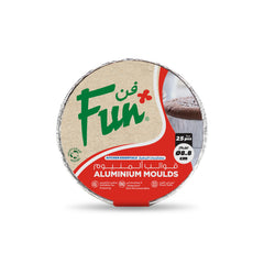 Fun Aluminium Round Moulds 130cc Ø8.8cm [25pcs x 1pkt]