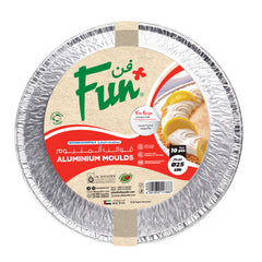 Fun Aluminium Round Moulds 788cc Ø25cm [10pcs x 1pkt]