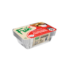 Fun Aluminium Containers With Paper Lids [10pcs x 1pkt]