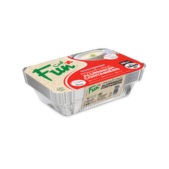 Fun Aluminium Containers With Paper Lids [10pcs x 1pkt]