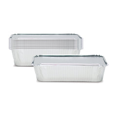 Fun Aluminium Containers With Paper Lids 2410cc [10pcs x 1pkt]