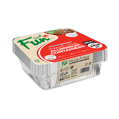 Fun Aluminium Containers With Paper Lids [10pcs x 1pkt]