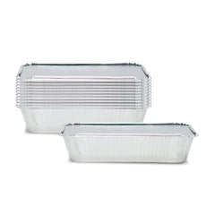 Fun Aluminium Containers With Paper Lids 3500cc [10pcs x 1pkt]