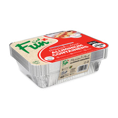 Fun Aluminium Containers With Paper Lids [10pcs x 1pkt]