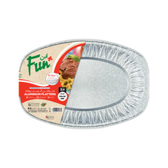 Fun® Aluminium Oval Platters 548x 359x24mm [1pc]