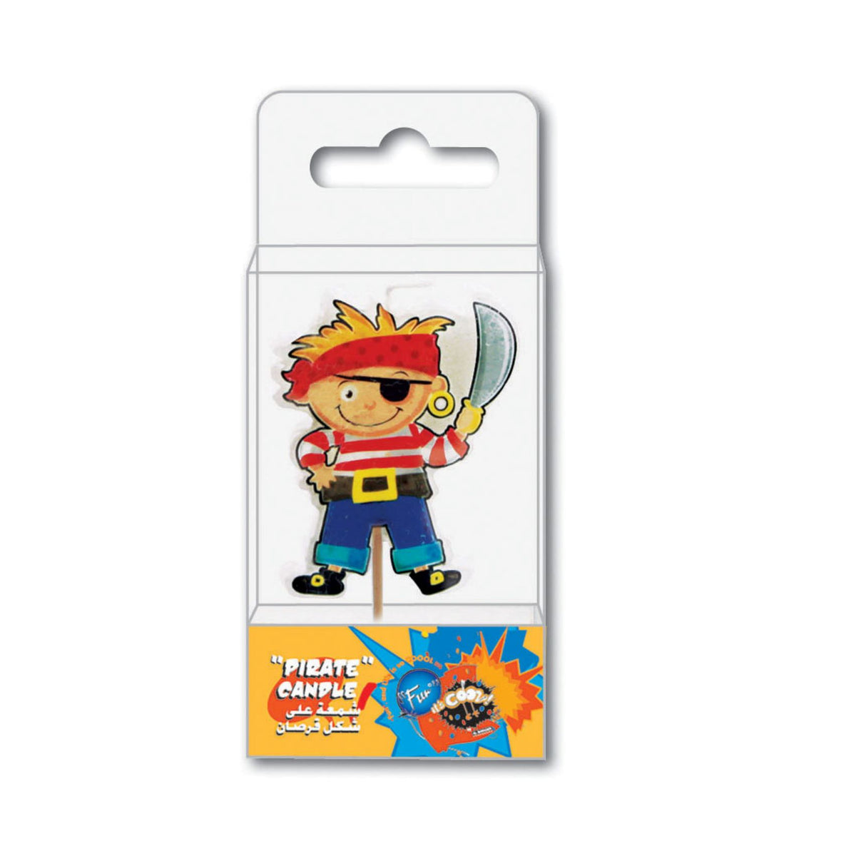 Fun Birthday Candle Pirate 10x5x2.2cms [1pc]