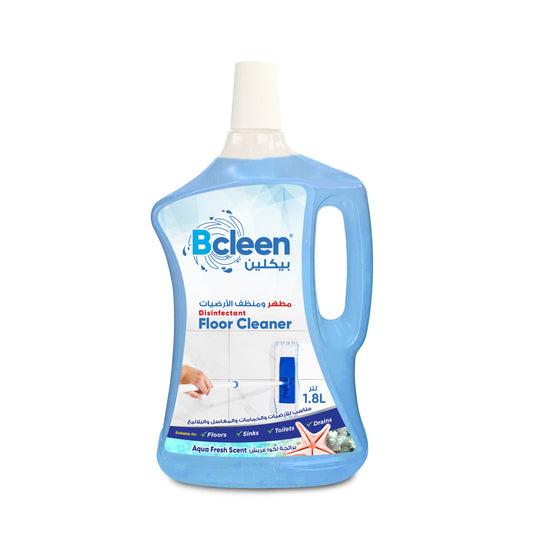 Bcleen Disinfectant Floor Cleaner Aqua Fresh Scent 1.8L [1pc]