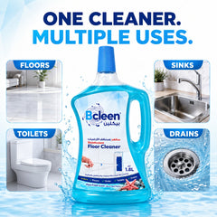 Bcleen Disinfectant Floor Cleaner Aqua Fresh Scent 1.8L [1pc]