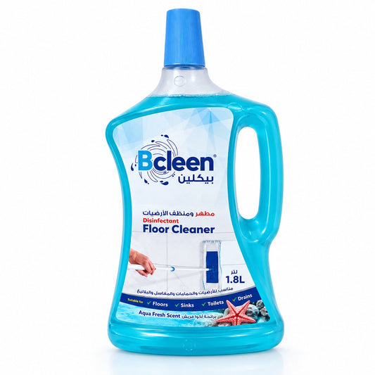 Bcleen Disinfectant Floor Cleaner Aqua Fresh Scent 1.8L [1pc]