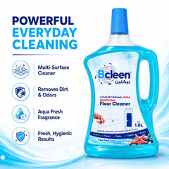 Bcleen Disinfectant Floor Cleaner Aqua Fresh Scent 1.8L [1pc]