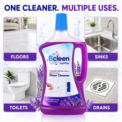 Bcleen Disinfectant floor cleaner 1800ml - Lavender [1pc]