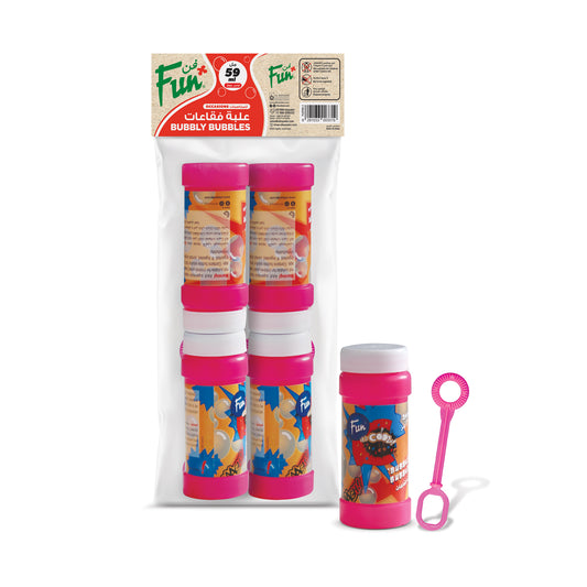 Fun® Party Bubbles 2oz [4pcs x 1pkt]