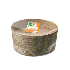 Fun Paper Round Baking Moulds 170x35mm [10pcs x 1pkt]