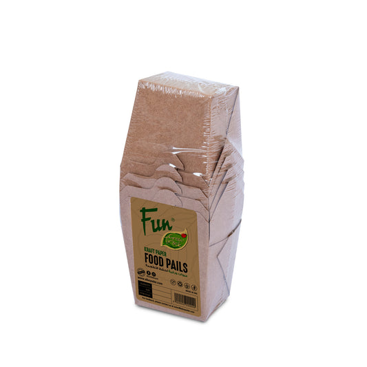 Fun® Brown Kraft Noodle Box 16oz [P:5pcs*1pkts]