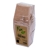 Fun® Brown Kraft Noodle Box 32oz [P:5Pcs]