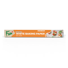 Fun® Paper Silicon-Coated White Baking Roll 15mx45cm [1-Roll]