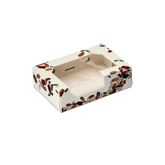 Rectangular Cardboard Cake Box w/ Window 18x12x5cm [P:1pc]