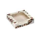 Square Cake Box with Window 23x23x5.5cm pack of 1