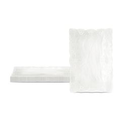 Fun Rectangular White Paper Doilies 10x14.5in [250pcs x 1pkt]